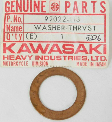 KAWASAKI Washer Thrust KZ750 KZ650 F9 F8 KZ400 F5 H1 H2 OEM 92022-113