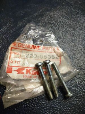 NOS KAWASAKI PAN SCREW 220B0535 NEW OEM QTY3