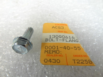 KA-130G0616 KAWASAKI BOLT-FLANGED 6X16 130G0616 Kawasaki Engine QTY2