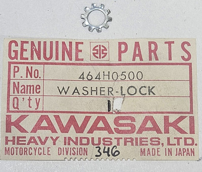 Kawasaki NOS NEW 464H0500 Lock Washer 5mm Z1 H1 H2 W1 W2 S1 S2 S3 A1 A7 C2 F3 F4