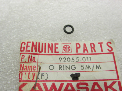 KAWASAKI NOS OEM KD KE G3 J1 MC D1 G4 KH KM KV C2 O RING 5mm # 92055-011 OM8