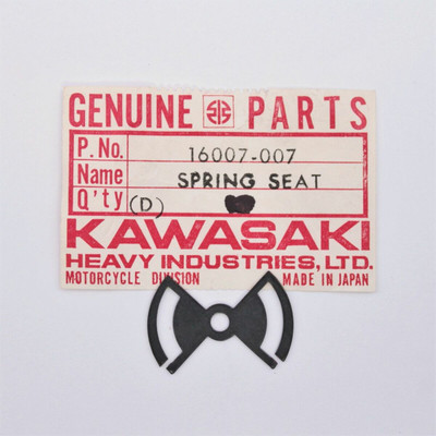 NOS OEM KAWASAKI H1 KH500 A1 A7 F9 THROTTLE VALVE SPRING SEAT 16007-007