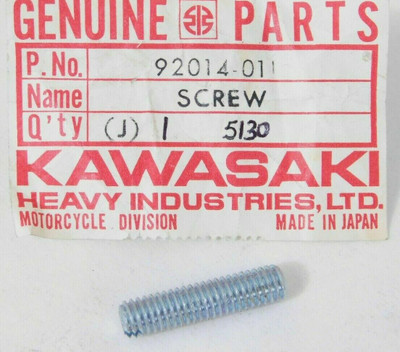 NOS Genuine Kawasaki F5 Big Horn F8 F9 F11 Clutch Adjustment Screw OEM 92014-011