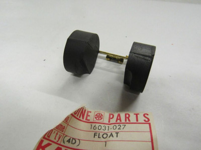 NOS Kawasaki, 1974-1977 KZ400 Carburetor Float, # 16031-027