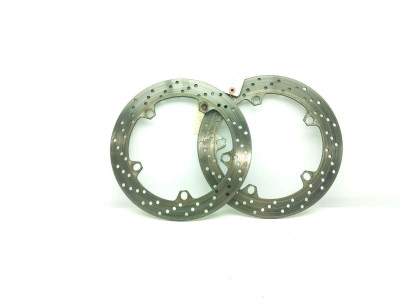 00 BMW K1200RS Front Wheel Disc Brake Rotors INV