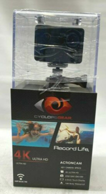 NEW Cyclops Gear CGX3 4K Action Camera 7900130090