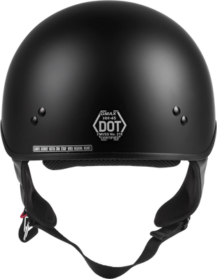 GMAX HH-45 Helmet Matte Black X-Large Size Painted Exterior 72-6431X