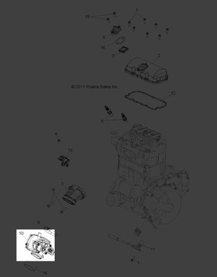 2000-2024 Polaris Ranger RZR Sportsman Screw M6x20 Torx 3131628 Qty 1 OEM