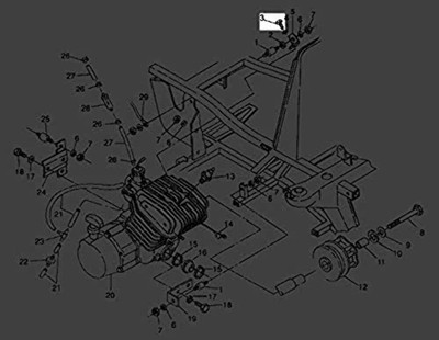 Polaris Ranger Bolt, Genuine OEM Part 7515321, Qty 1