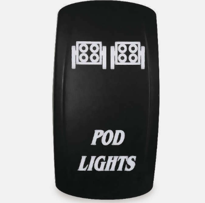 QTY 5 | MODQUAD RS-POD Laser Engraved Light Switch Pod Lights Polaris RZR 379740
