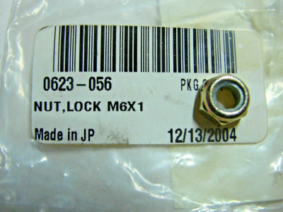 NOS Arctic Cat Snowmobile Lock Nut (M6X1) 0623-056 NEW OEM