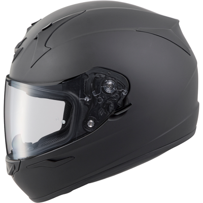 Scorpion EXO-R320 Full Face Moto Helmet Solid Matte BLK Small 75-1141S