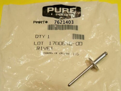 NOS POLARIS 7621403 HOOD NOSE PAN BLIND RIVET 400 600 SPORT SCRAMBLER QTY5