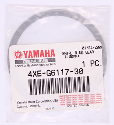 YAMAHA OEM Ring Gear Shim 4XE-G6117-30-00