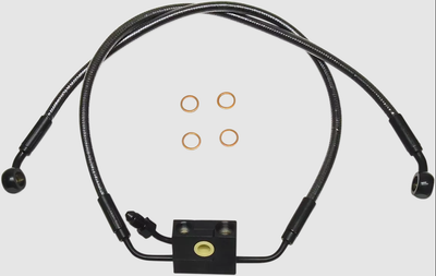 Magnum ABS-Specific Frnt Brake Line 22" Black Pearl 18+ HD MODELS AS47019