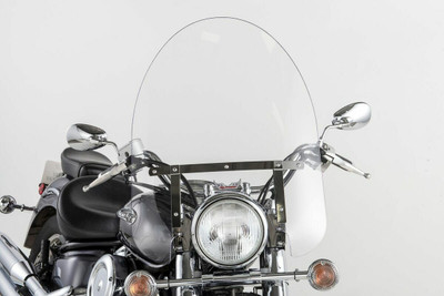Slipstreamer SS-30-22CVQ 22" Honda CB1100 Clear Oversize Windshield Chrome