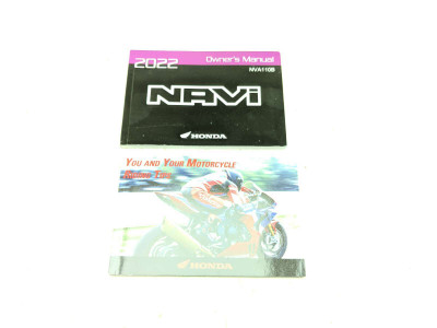 22 23 Honda NVA110 Navi Owner's Manual 2022 NVA110B 00X31-K74-A000