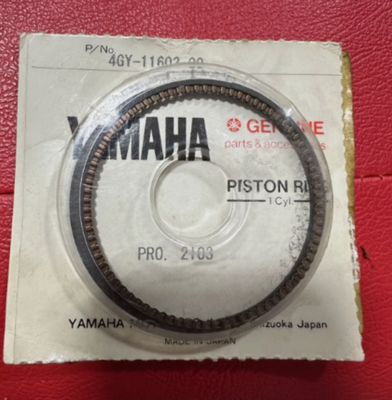 GENUINE YAMAHA ,OEM,NOS, PISTON RING SET , 4GY-11603-00 GENUINE YAMAHA ,OEM,NOS, PISTON RING SET , 4GY-11603-00