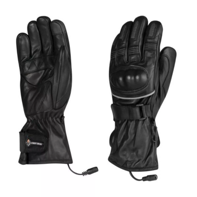 Firstgear Men's Heated Ultimate Tour I-Touch Gloves - Black - Large 527441