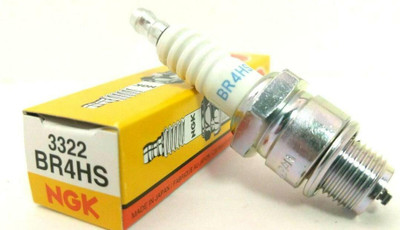 NGK BR4HS Standard Spark Plugs (QTY-5) - Powersports Engine 3322