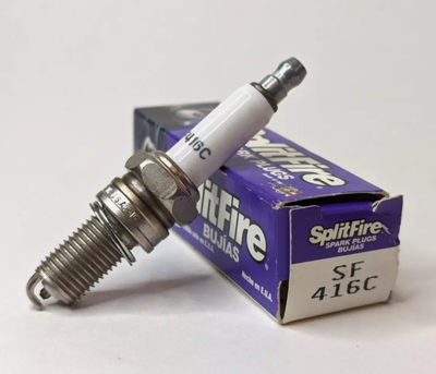 1970-2006 Honda Kawasaki Suzuki Yamaha SPLITFIRE NOS Spark Plug SF416C QTY-1