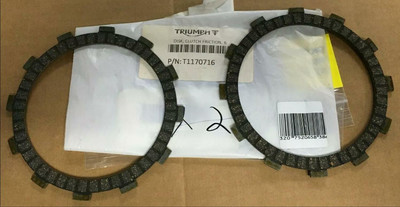 Triumph Clutch Friction B Disc Daytona Speed Triple Sprint Tiger T1170716 QTY-2