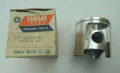 NOS Yamaha 4TH O/S 1.00mm 57.00mm Piston 1976 MX125 1976 1977 YZ125 537-11638-02