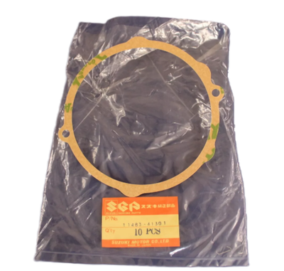 NOS SUZUKI RM100 RM125 RM250 RM400 MAGNETO COVER GASKET OEM #11483-41301