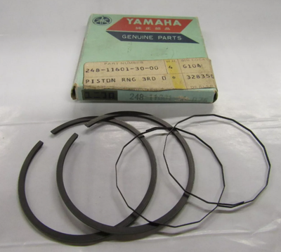 YAMAHA NEW OEM PISTON RING SET 0.75 248-11601-30