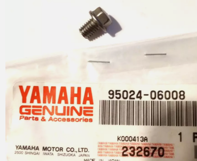 YAMAHA NEW OEM FLANGE BOLT 95024-06008