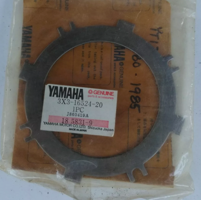 NOS GENUINE Yamaha OEM Clutch Plate 1982-1983 YT175 1980-1985 YT125 3X3-16524-20