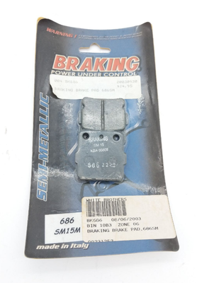 Braking Power Under Control Semi-Metallic Brake Pads 686 SM15M