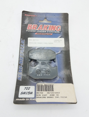 2003-2007 Honda Kawasaki Suzuki Yamaha Semi-Metallic Front Brake Pads BRAKING