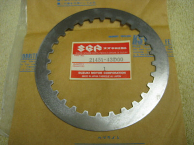 New Suzuki OEM Clutch Driven Plate 21451-43D00 QTY2