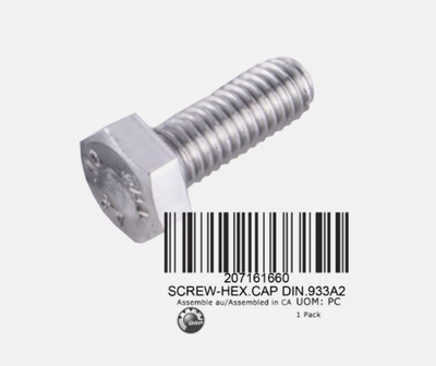 BRP SEA DOO NEW OEM HEX SCREW M6 X 16 207161660
