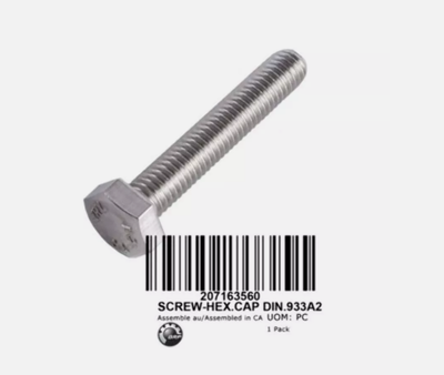 NOS Sea-Doo M6X35 Hex Metric Hex Head Cap Screw Bolt 207163560
