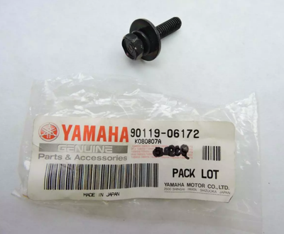 YAMAHA NEW OEM BOLT W/ WASHER 90119-06172 QTY-3