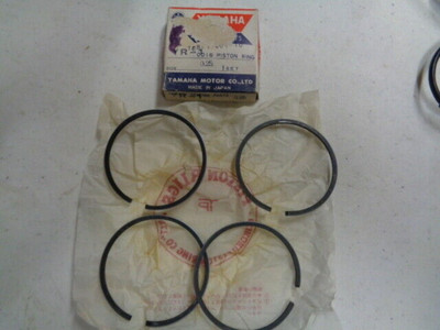 NEW GENUINE YAMAHA 168-11601-10 PISTON RING SET 0.25