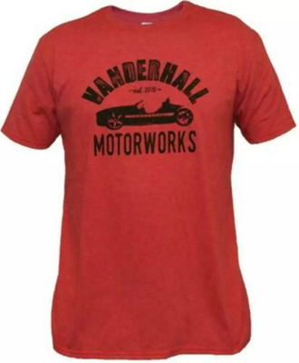 2017-2024 Vanderhall Unisex Red T-Shirt Size Small 69221721