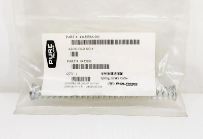 Genuine Polaris Phoenix Sawtooth OEM Rear Brake Cable Spring 0453192 New