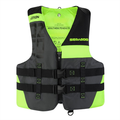 Sea-Doo Men's Motion PFD Life Vest/Jacket MEDIUM 2868000626 HI-VIS YELLOW