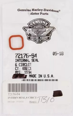 94 QTY-2 Harley-Davidson OEM Internal Seal 6 Circuit Connector 72176-94