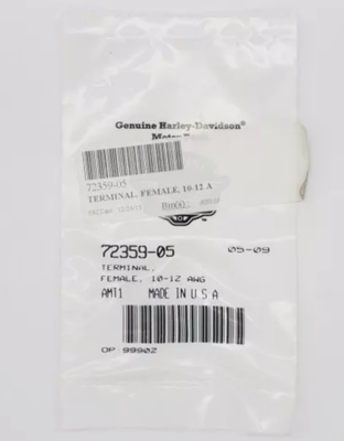 HARLEY DAVIDSON NEW OEM FEMALE TERMINAL 10-12 AWG 72359-05