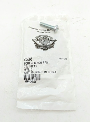 HARLEY DAVIDSON NEW OEM SCREW MACH PAN 2538 QTY 2