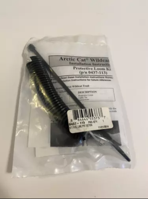 Genuine Arctic Cat Fuel Line Protective Loom Kit Wildcat Trail 0437-113