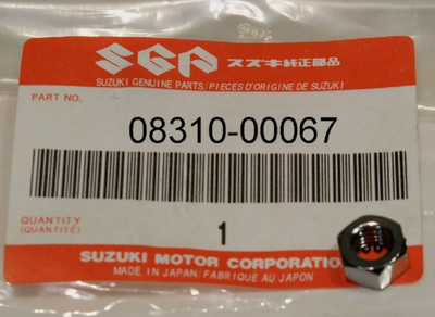 SUZUKI NEW OEM NUT 08310-00067 QTY 2