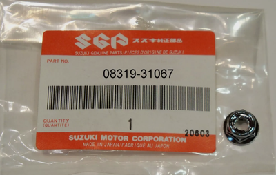 SUZUKI NEW OEM NUT 08319-31067 QTY 2