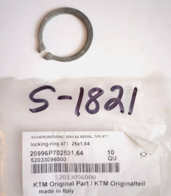 2000-2024 KTM SX EXC XC Duke OEM Locking Ring 25X1 52033096000 QTY 2
