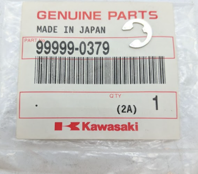 KAWASAKI NEW OEM CIRCLIP 99999-0379 QTY 2
