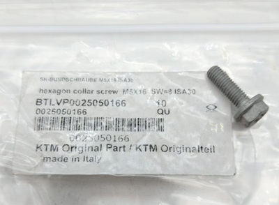 1990-2024 KTM Husqvarna SX EXC Duke OEM Hex Collar Screw M5x16 0025050166 QTY 2